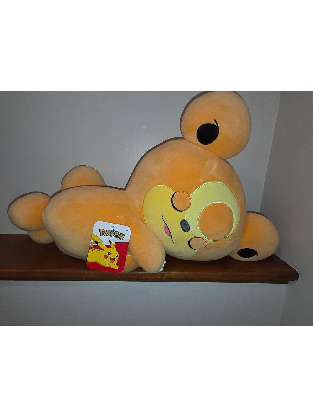 Pokemon Teddiursa Sleeping Plush 18 Inch Large Stuffed Animal Toy Jazwares -BNWT